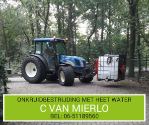Onkruidbestrijding met heet water